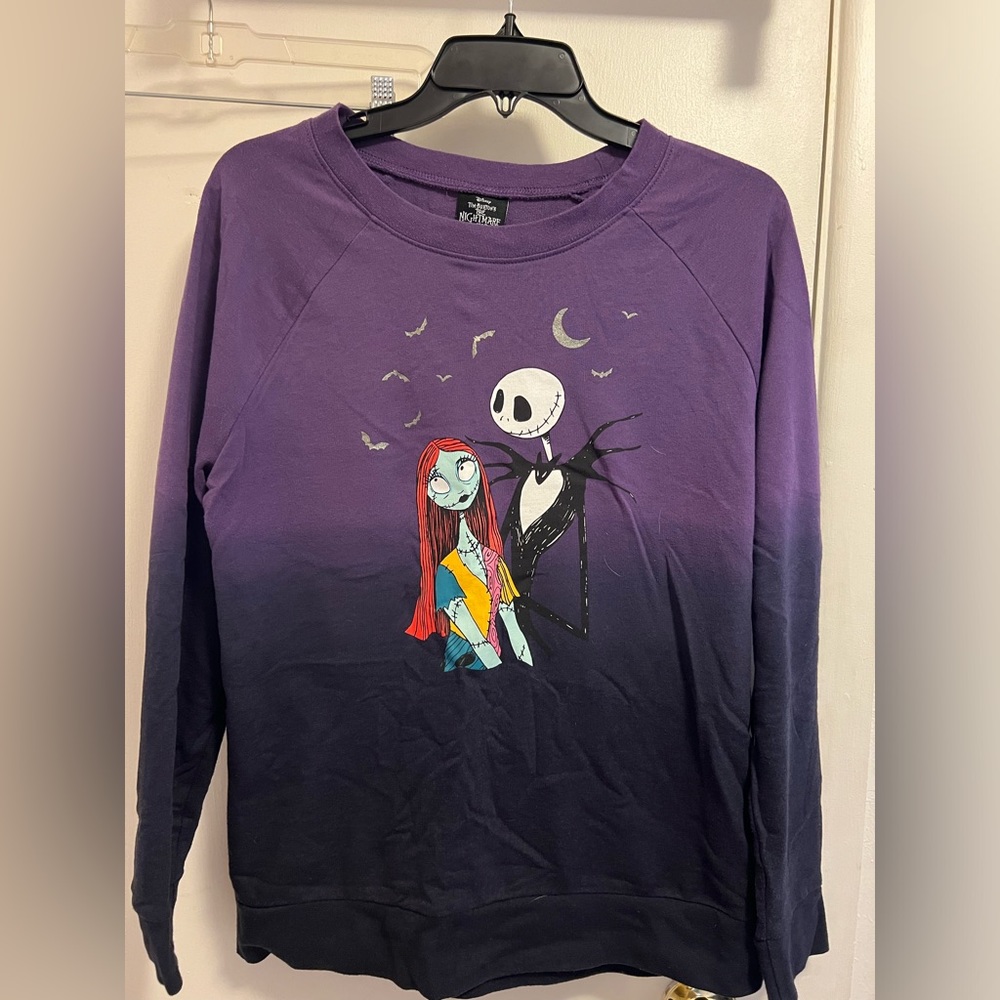 Women’s L Nightmare Before Christmas long sleeved shirt.